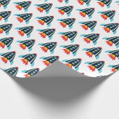 Ruimteraket Cadeaupapier (Hoek)