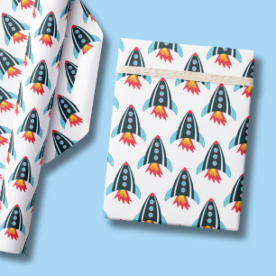 Ruimteraket Cadeaupapier