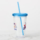 Ruimteraket Lanceert Kinderen Astronaut Acryl Drinkbeker (Links)