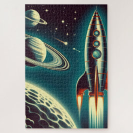 Ruimteraket legpuzzel