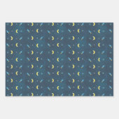 Ruimteraket scheepspatroon inpakpapier vel (Voorkant 2)