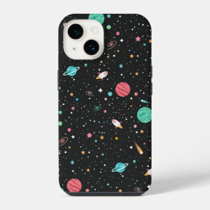 Ruimteraket-schepen en planeten iPhone 14 hoesje