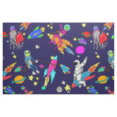 ruimteraketten voor de astronauten van buitenaards stof (Fat Quarter)