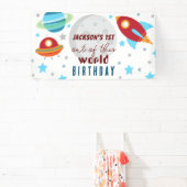 Ruimtereis Rond de Zon 1e Verjaardag Spandoek (Insitu)