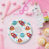 Ruimtereis rond het Zonnepatroon Papieren Bordje (Feest)