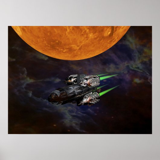 ruimtereisposter poster (Voorkant)