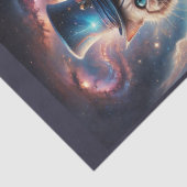 Ruimtereiziger Alice's Cheshire Cat Tissuepapier (Detail)