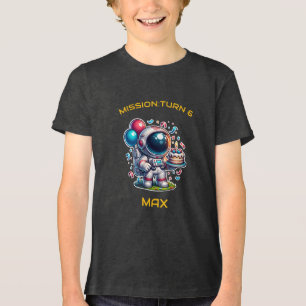Ruimtereiziger Astronaut Verjaardag T-shirt Jongen