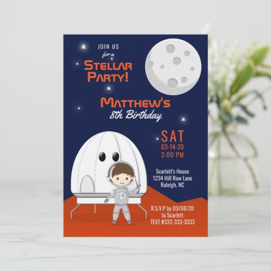 Ruimtereiziger Kaart (Staand voorkant)