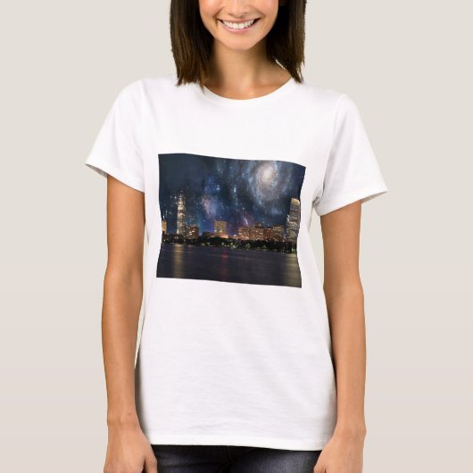Ruimterige Boston T-shirt (Voorkant)