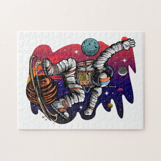 Ruimterit Legpuzzel (Horizontaal)