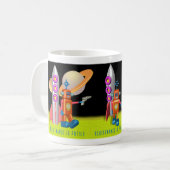 Ruimterobot-Mok Koffiemok (Voorkant links)