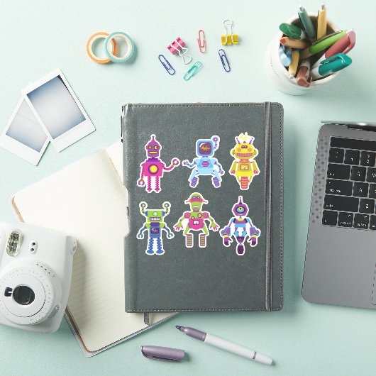 Ruimterobots, vinylStickers Sticker (iPad Cover)