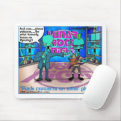 Ruimterockbands Fun Geschenken & T-shirts Muismat (Met muis)