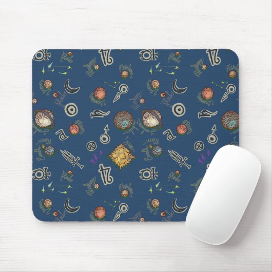 Ruimtesalade Mousepad Muismat (Met muis)