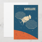 Ruimtesatelliet Kaart (Voorkant / Achterkant)