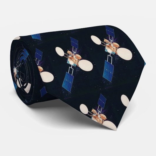 Ruimtesatellieten Stropdas (Opgerold)