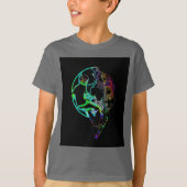 Ruimtescaling - Vliegende scooterjongen T-shirt (Voorkant)