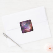 Ruimtescene Vierkante Sticker (Envelop)