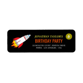 Ruimteschakel naar de maan kinderdag etiket