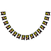 Ruimteschakel naar de maan kinderdag vlaggetjes (Alle)