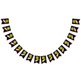 Ruimteschakel naar de maan kinderdag vlaggetjes