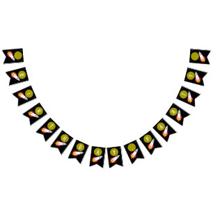 Ruimteschakel naar de maan kinderdag vlaggetjes