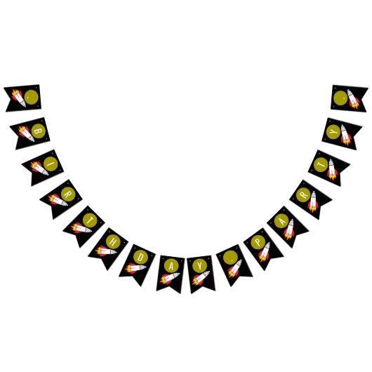 Ruimteschakel naar de maan kinderdag vlaggetjes (Alle)