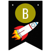 Ruimteschakel naar de maan kinderdag vlaggetjes (Tweede vlag)