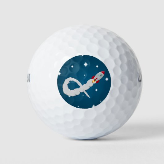 Ruimteschakelaar starten in ruimte golfballen (Voorkant)