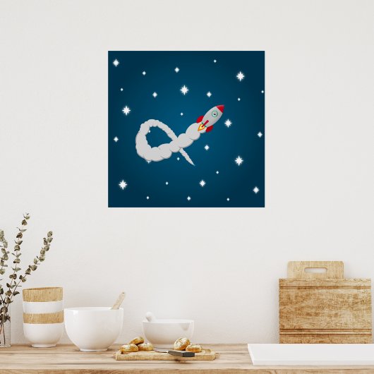 Ruimteschakelaar starten in ruimte poster (Keuken)