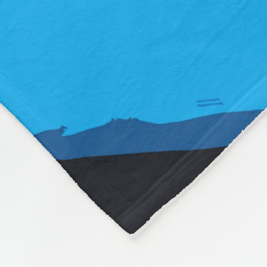 Ruimteschaling - Stuntscooter BoyFleece Blanket Fleece Deken (Hoek)