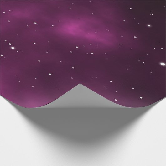 Ruimteschapsillustratie, astronomisch grafisch ont cadeaupapier (Hoek)