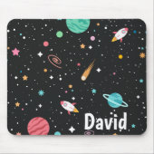 Ruimteschepen en sterren muismat (Voorkant)