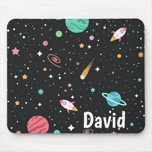 Ruimteschepen en sterren muismat (Voorkant)