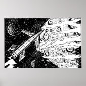 Ruimteschip 2 poster (Voorkant)