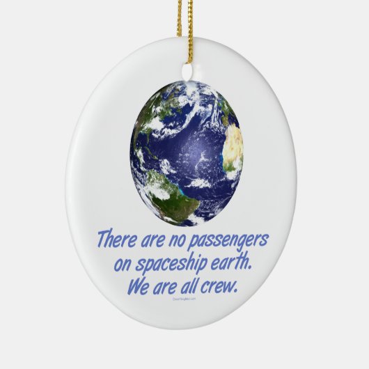Ruimteschip Aarde, Milieu Keramisch Ornament (Rechts)