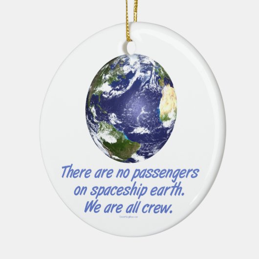 Ruimteschip Aarde, Milieu Keramisch Ornament (Links)