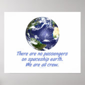 Ruimteschip Aarde, Milieu Poster (Voorkant)
