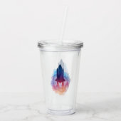 Ruimteschip Acryl Drinkbeker (Achterkant)