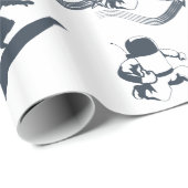 Ruimteschip Astronauten Zonnestelsel Wrapping Papi Cadeaupapier (Rol Hoek)
