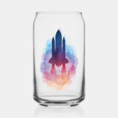 Ruimteschip Blikvorm Glas (Achterkant)