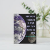 ruimteschip briefkaart (Staand voorkant)