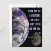 ruimteschip briefkaart (Voorkant / Achterkant)