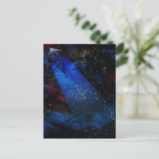 ruimteschip briefkaart (Staand voorkant)