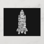 ruimteschip briefkaart (Voorkant)