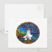 ruimteschip briefkaart (Voorkant / Achterkant)