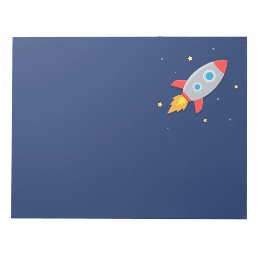 Ruimteschip, Buitenruimte, Voor Astronauten Notitieblok (Voorkant)
