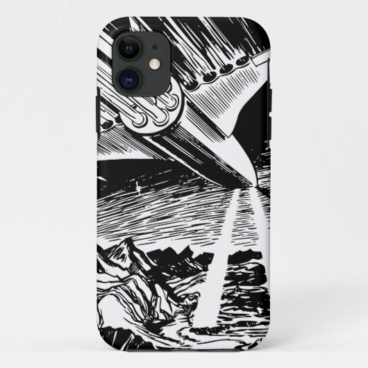 ruimteschip Case-Mate iPhone case (Achterkant)