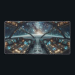 Ruimteschip Cockpit, Science Fiction Design Bureaumat<br><div class="desc">Transformeer uw werkruimte in een fantasierijk rijk met onze levendige science fiction design bureaumat! Met futuristische landschappen, kleurrijke buitenaardse werelden en kosmische elementen, is deze bureaulamp ideaal om een vleugje avontuur toe te voegen aan de tafel van uw kantoor, werkstation of kind. Gemaakt van hoogwaardige materialen, het biedt een glad...</div>